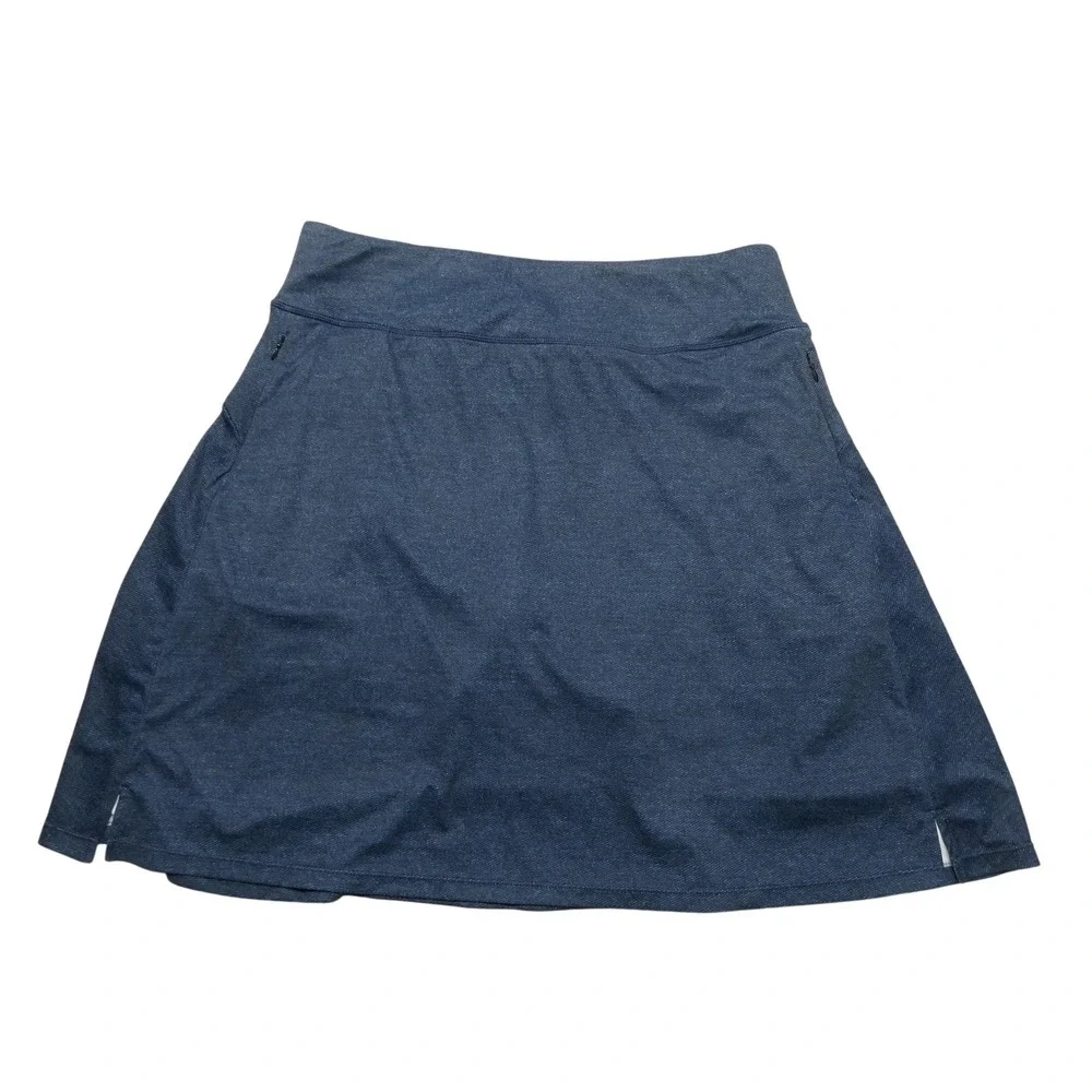 Anivivo‎ Skort Womens 2XL Blue Plus Size Built In Shorts Zip Pockets Athletic